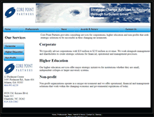 Tablet Screenshot of corepointpartners.com